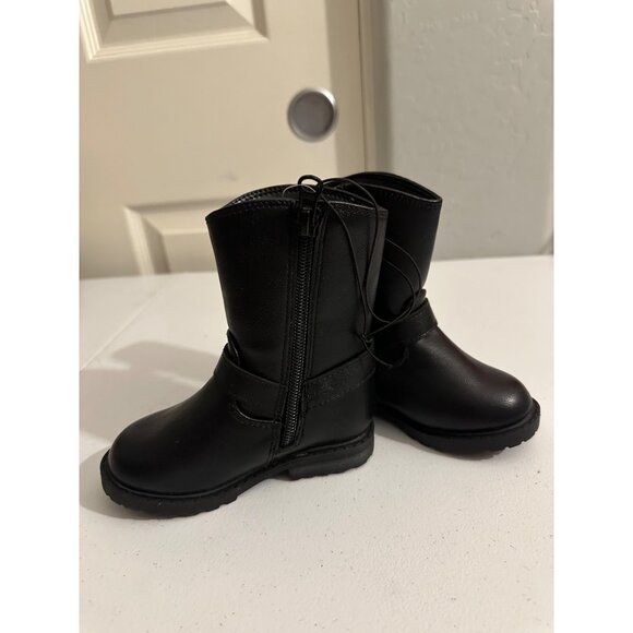 Cat &  Jack Toddler Girl’s Evie Buckle Boots size 6T NWT - Picture 3 of 6